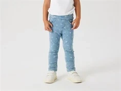 Name It light blue denim hjerte legging